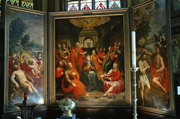 The triptych of the Holy Spirit photo. http://www.snipview.com/q/Saint_Martin's_Church_(Kortrijk)