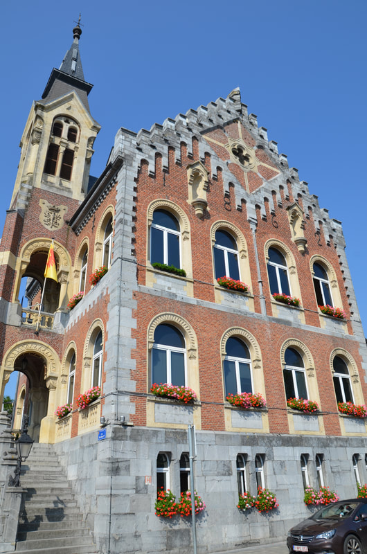 City Hall in Rochefort, Belgium. 