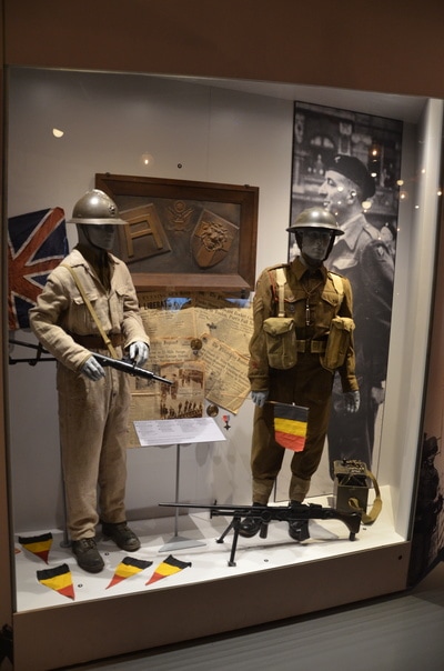 Bastogne war museum in bastogne. belgium.