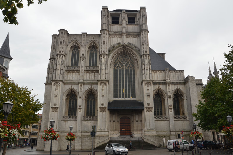The church Peter in Leuven. Belgium. 