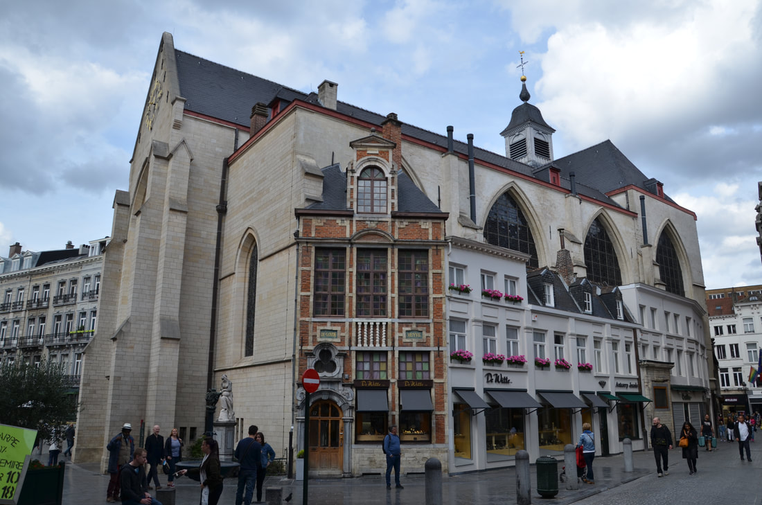The church Nicholas in Brussels