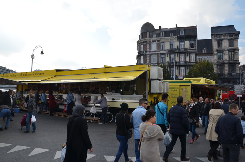 La Batte market in Liege