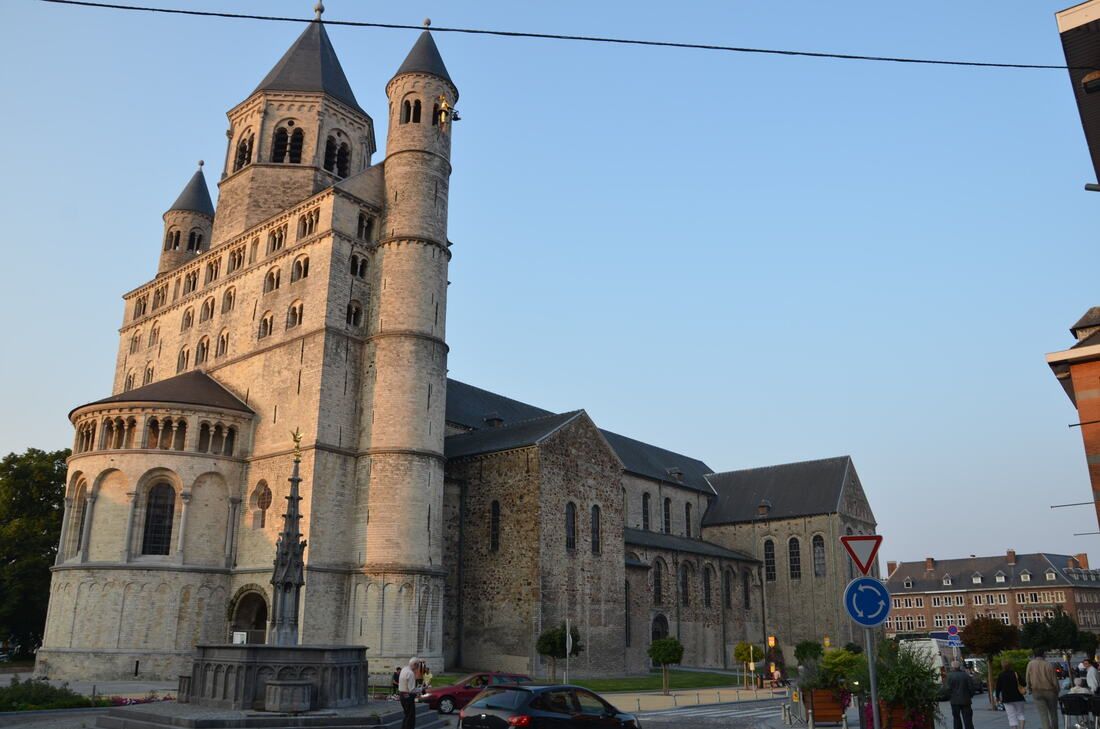 St. Collegiate Church Gertrude in Nivelles. Belgium. 