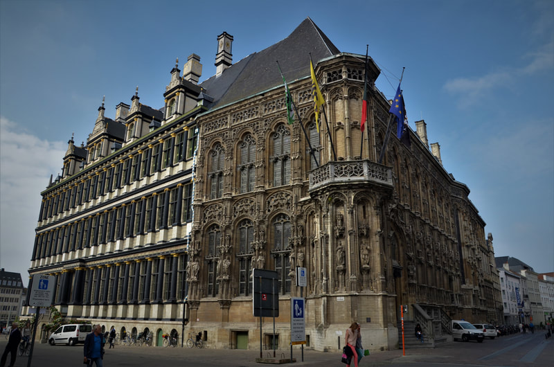 City Hall in Ghent. Belgium. Town Hall in Ghent. Belgium. 