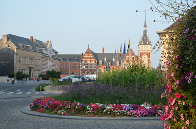 The market in Nivelles. Belgium.
