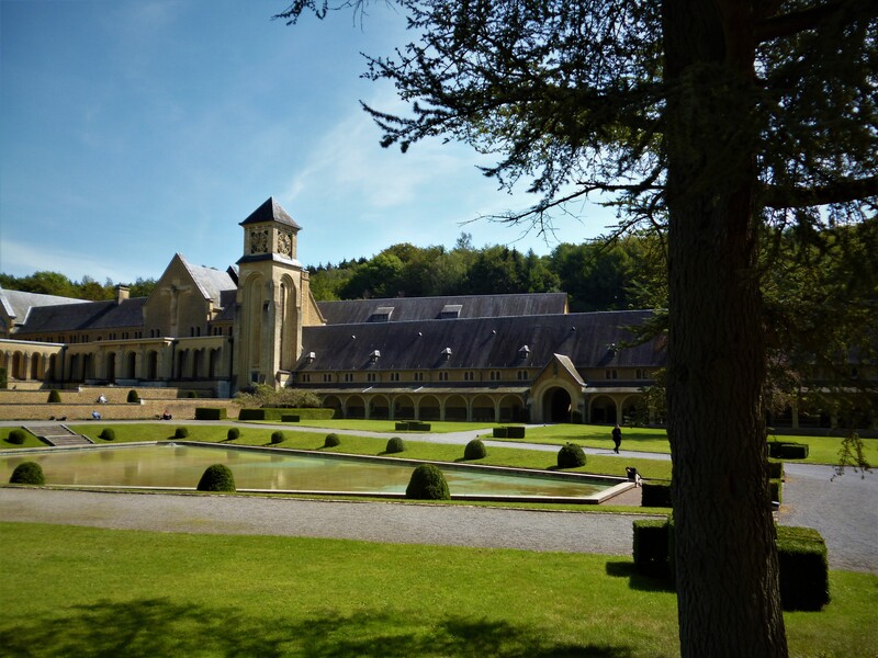 Orval Abbey in Belgium. 