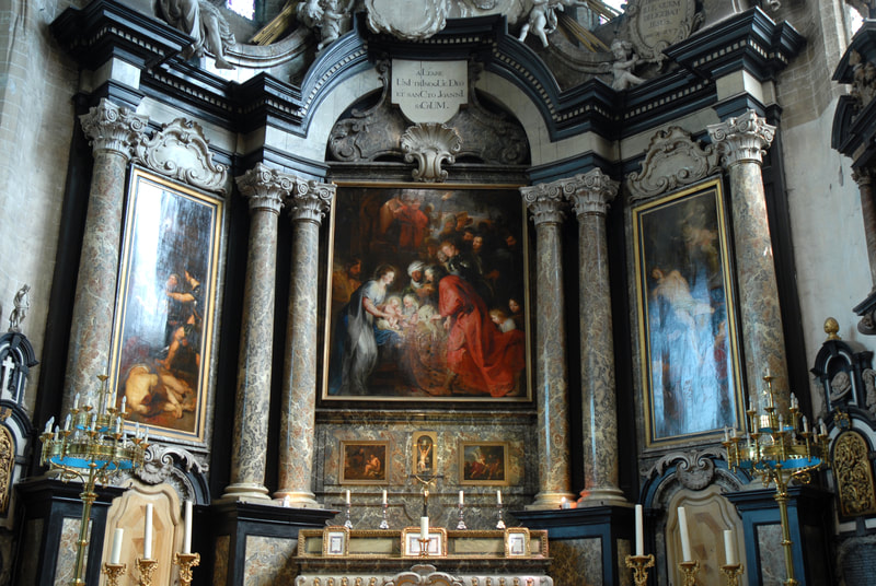 Rubens triptych, photo. http://toerisme.mechelen.be/en/st-johns-church