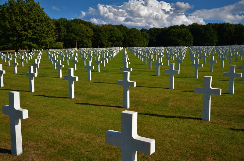 American War Cemetery, the so-called Ardennes.