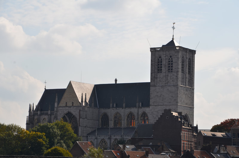 The church Martin's in Liege. Belgium. 