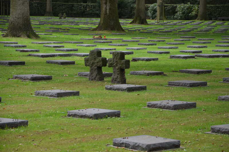 German war cemetery Vladslo near Duksmuide, Belgium.