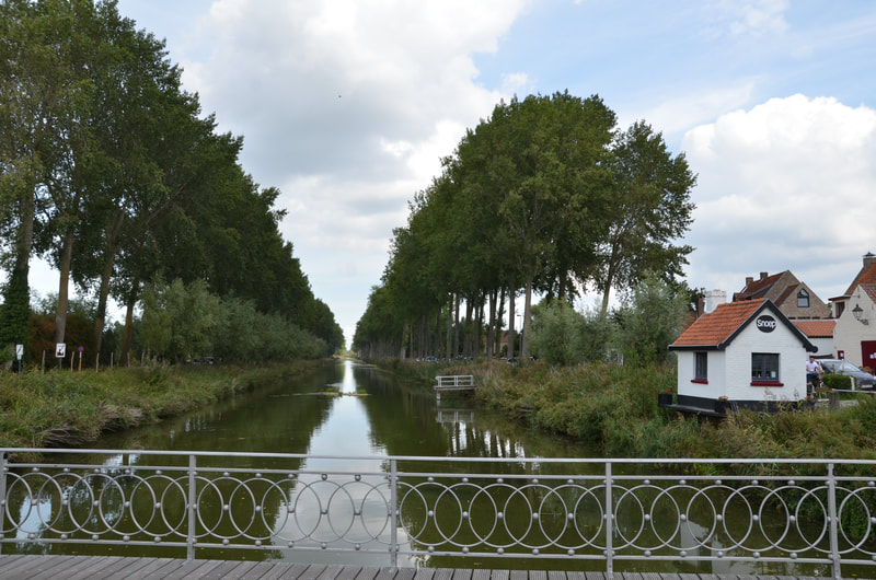 Brugge-Sluis canal. Damme. Belgium. 