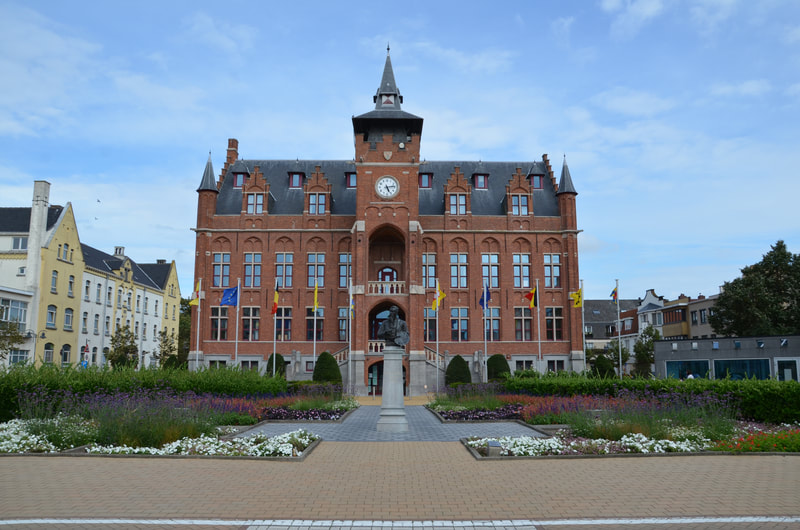Knokke Heist Town Hall. Belgium
