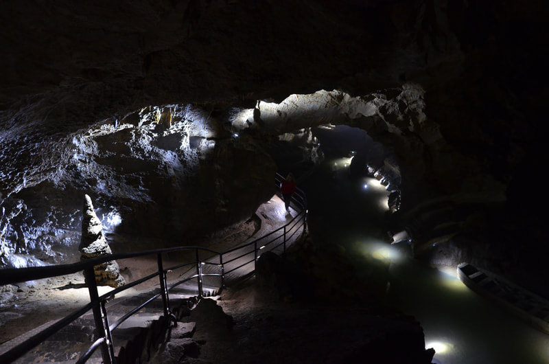 Remouchamps Cave in Belgium. 