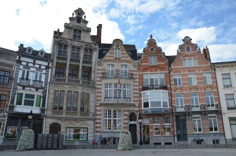 Rynek w Dendermonde. Belgia. 