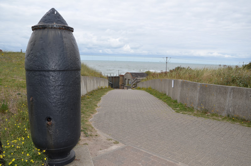 Atlantikwall Museum. Museum presenting military fortifications of the First and Second World War. Ostend, Belgium. 