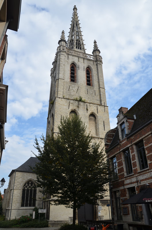 The church Gertrude in Leuven. Belgium.