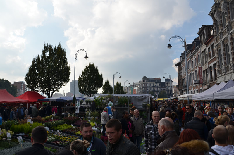 La Batte market in Liege