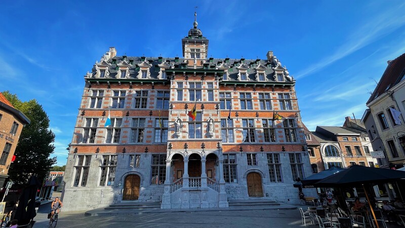 Town hall in city hall in belgium 