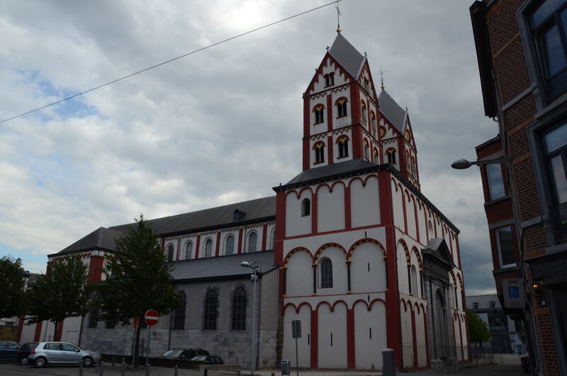 Church of Saint Bartholomew in Liege. Belgium. 