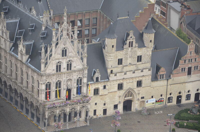 The belfry of St. Rumbold in Mechelen. Belgium. 