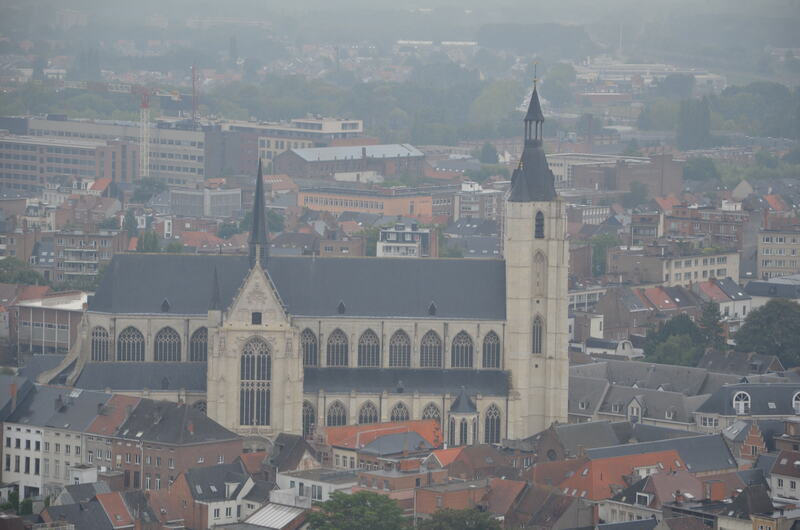 The belfry of St. Rumbold in Mechelen. Belgium. 