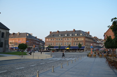The market in Nivelles. Belgium.